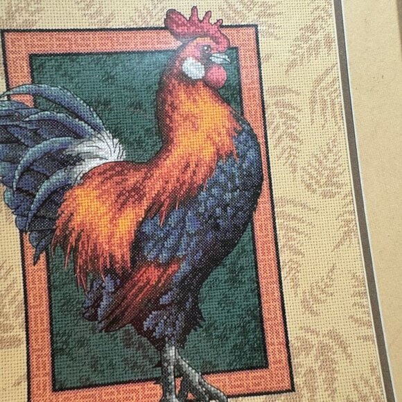 Dimensions Regal Rooster James Himsworth Counted Cross Stitch Kit 11 x 14 - Picture 4 of 12